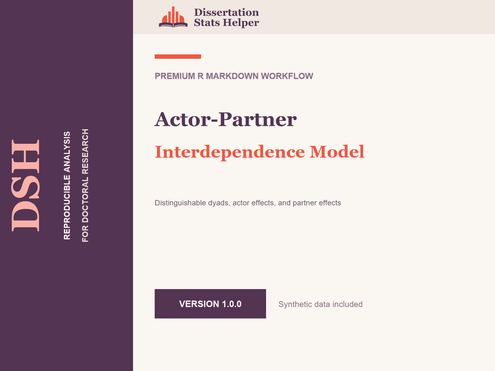 Actor-Partner Interdependence Model product cover
