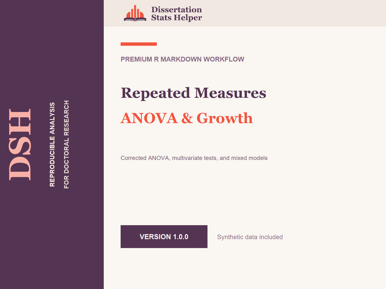 Repeated-Measures ANOVA, MANOVA, and Growth Models product cover